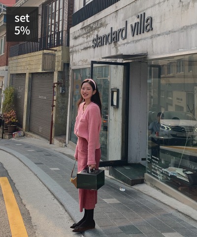 몽글 마카롱 가디건 + 크레용 코듀로이 스커트 여성의류쇼핑몰 달트